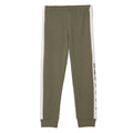 Green - Back - Lacoste Childrens-Kids Fleece Printed Jogging Bottoms