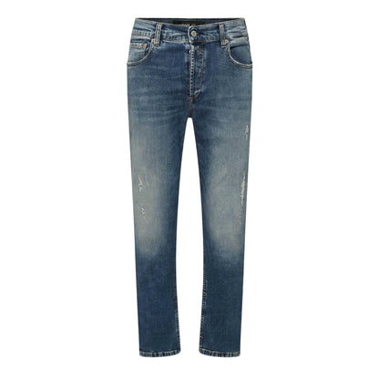 Blue - Front - Replay Womens-Ladies Straight Leg Jeans
