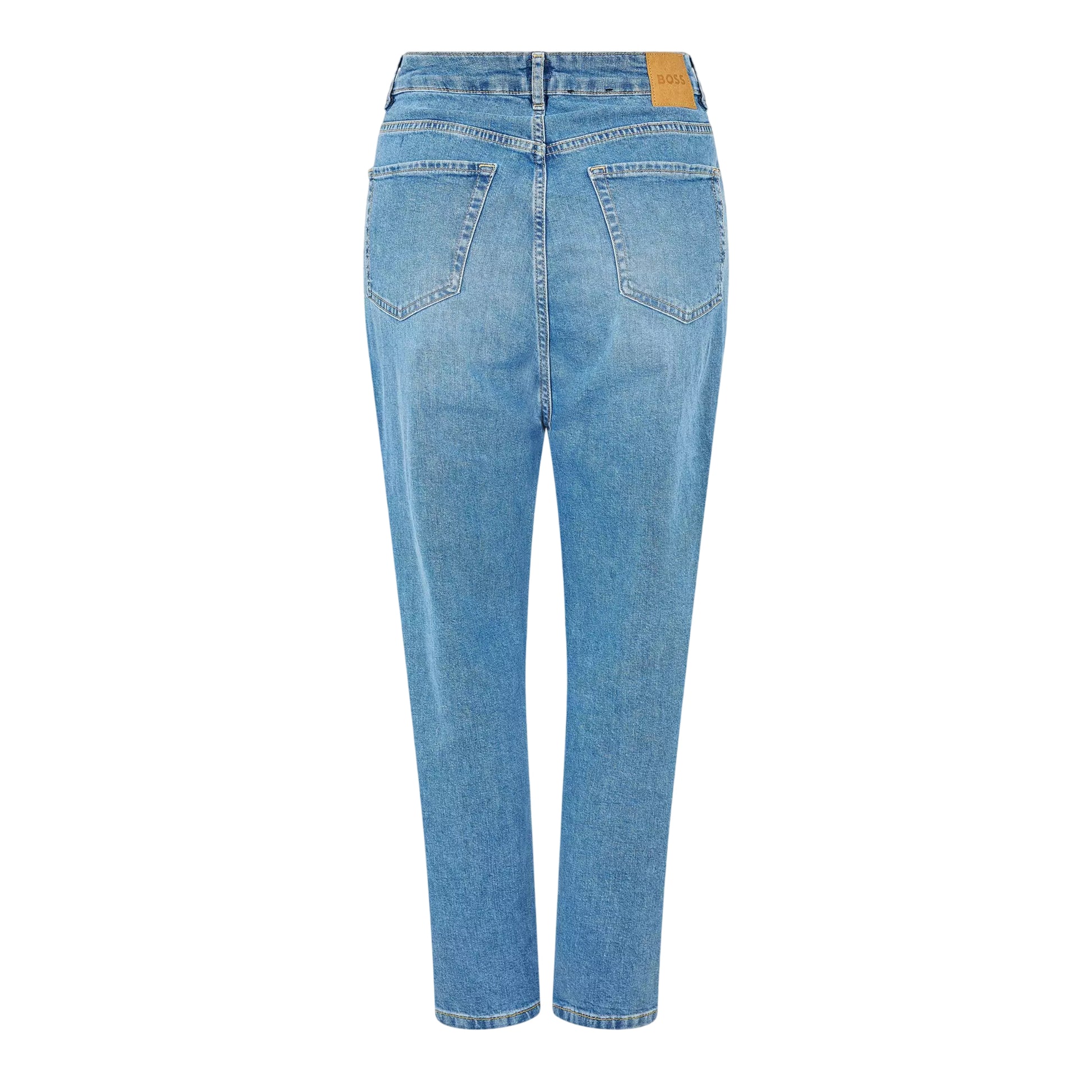 Bright Blue - Back - Boss Womens-Ladies Ruth Denim Jeans