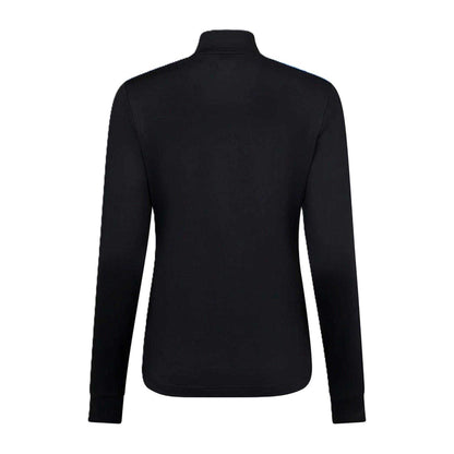 Peacoat Navy - Back - Castore Womens-Ladies Rangers FC Quarter Zip Long-Sleeved Training Fleece Top