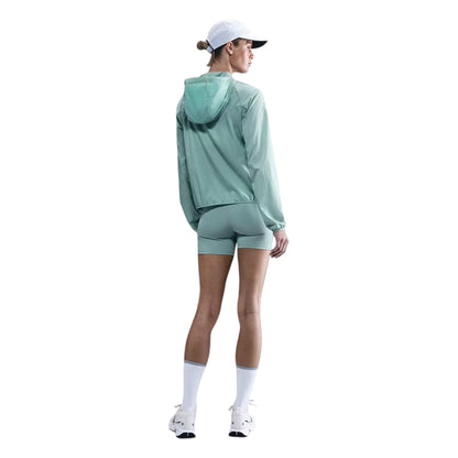Green-White - Back - Nike Womens-Ladies Trail Windbreaker