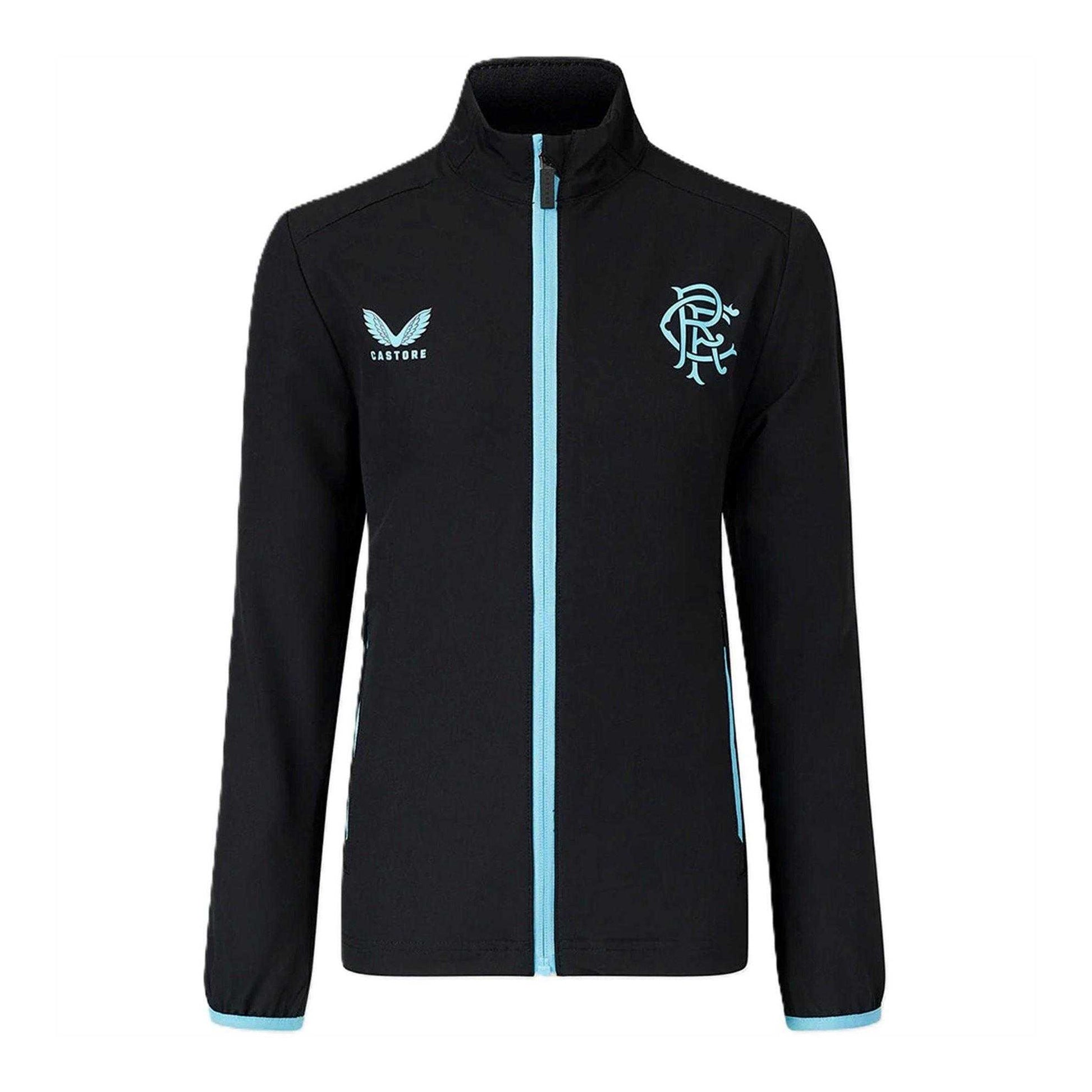 Brilliant White - Front - Castore Womens-Ladies Rangers FC Travel Jacket