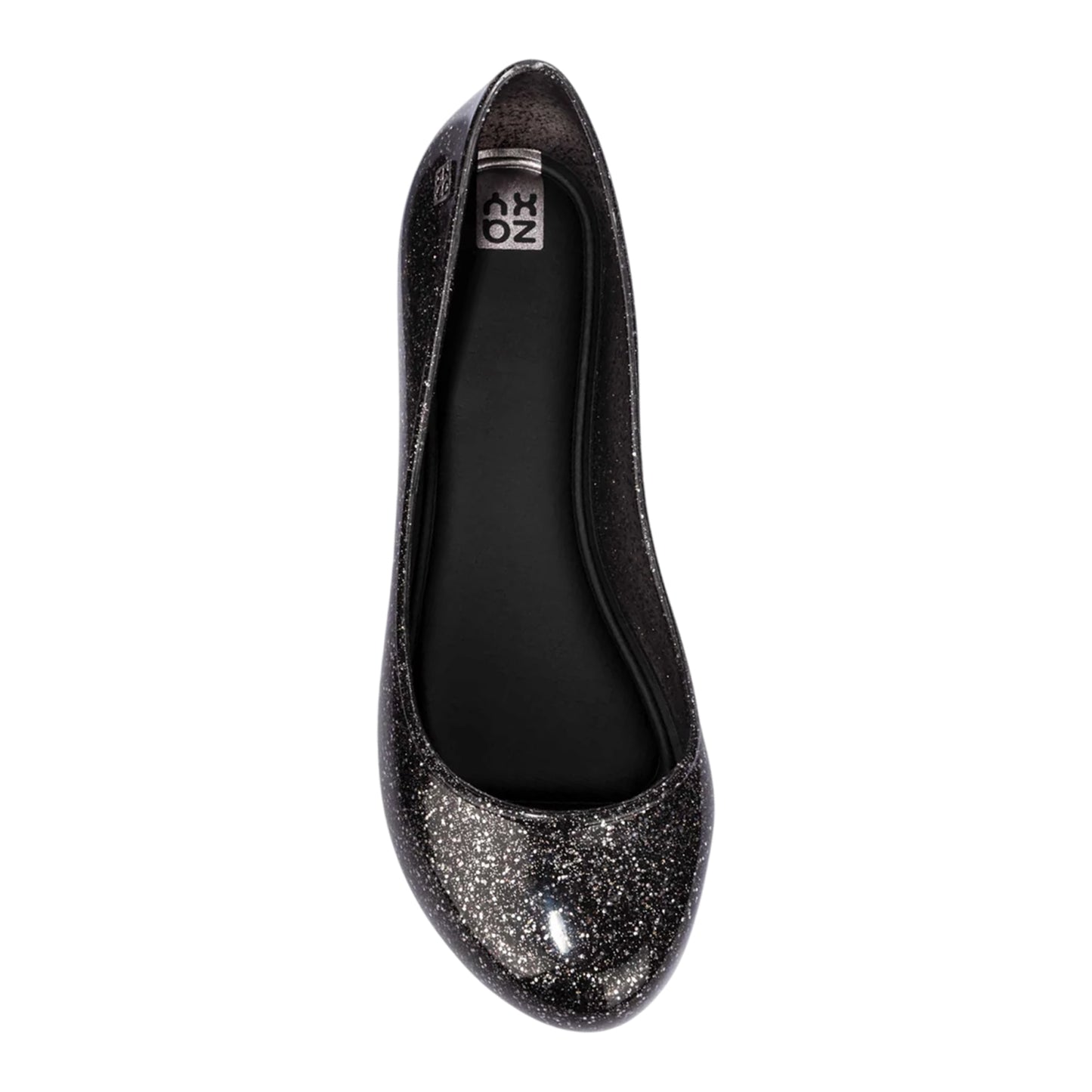 Black - Lifestyle - Zaxy Womens-Ladies Glitter Ballet Flats