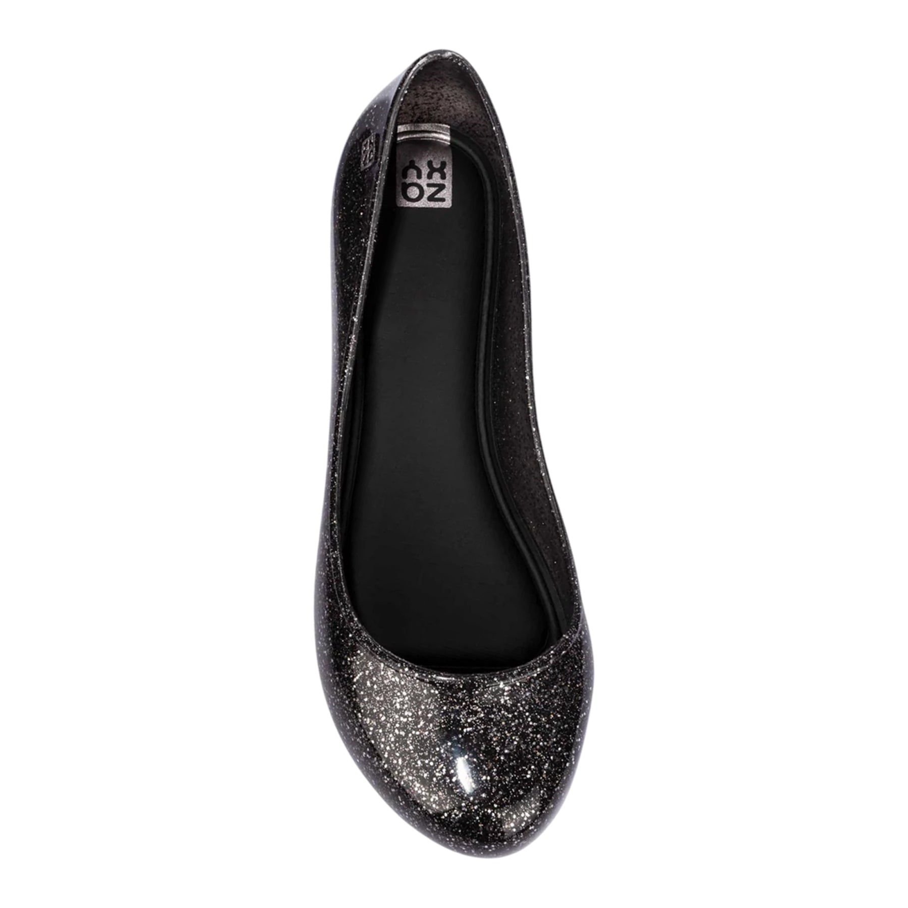 Black - Lifestyle - Zaxy Womens-Ladies Glitter Ballet Flats
