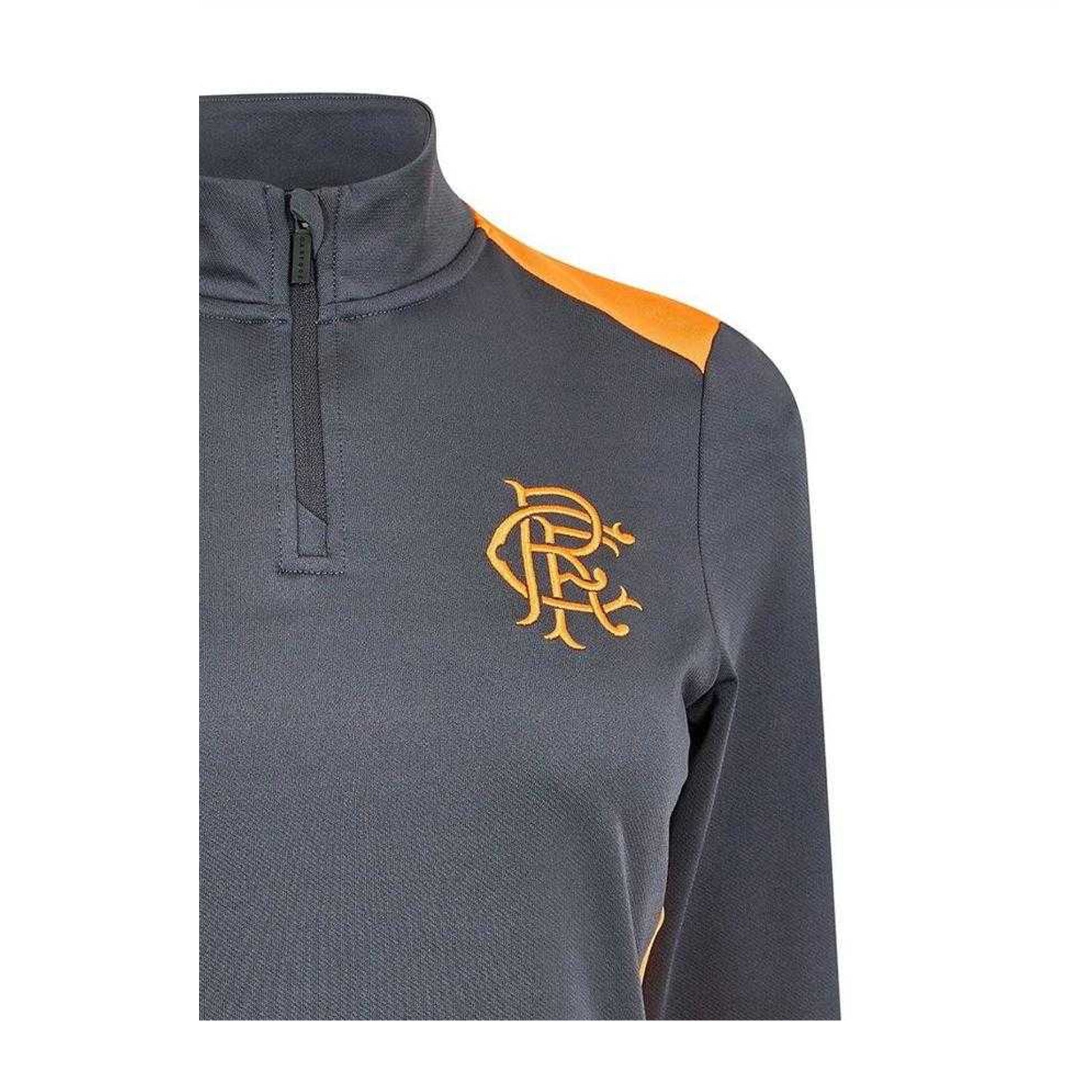 True Red - Side - Castore Womens-Ladies Rangers FC Lightweight Training Fleece Top