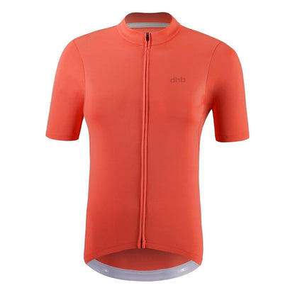Hot Coral - Front - dhb Womens-Ladies Moda 2.0 Short-Sleeved Cycling Jersey