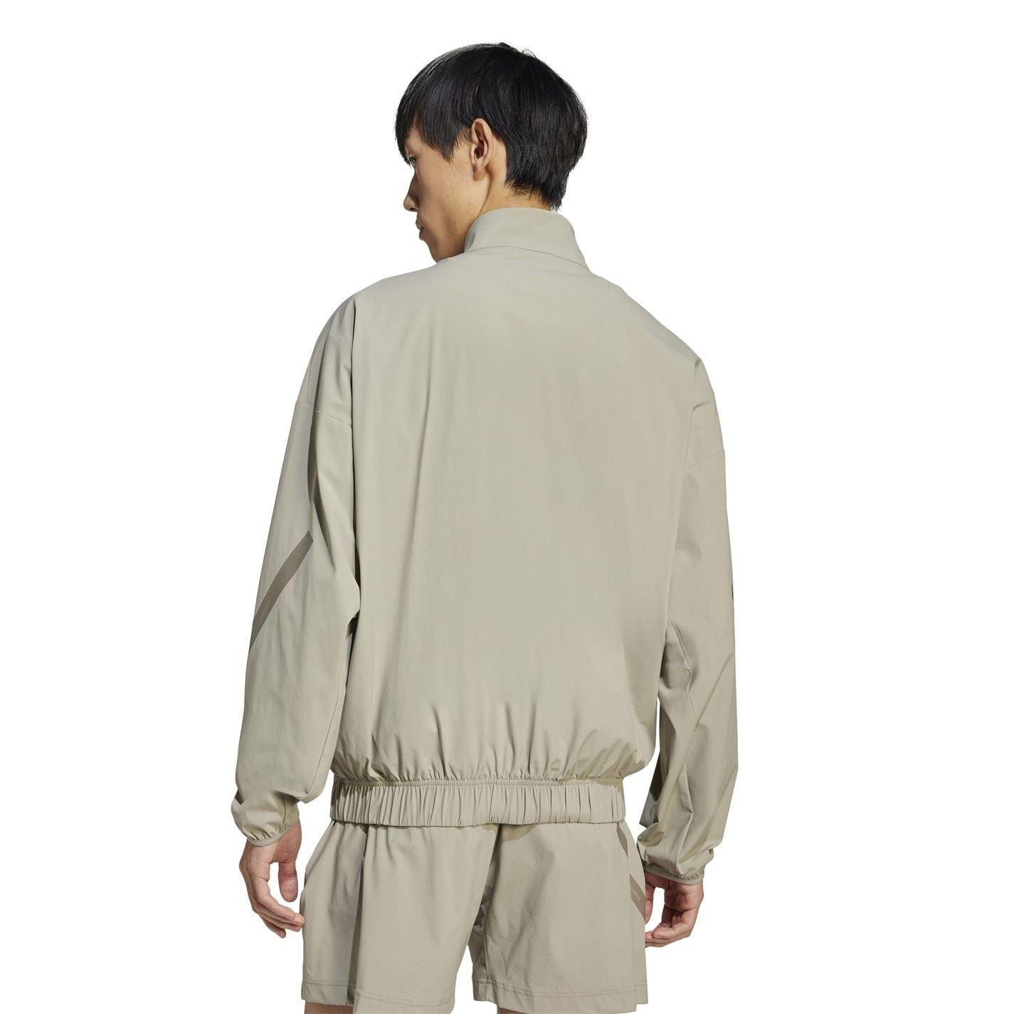 Putty - Back - Adidas Mens Z.N.E. Logo Loose Track Jacket