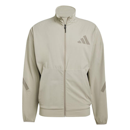 Putty - Front - Adidas Mens Z.N.E. Logo Loose Track Jacket