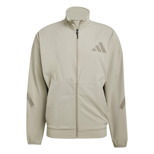 Putty - Front - Adidas Mens Z.N.E. Logo Loose Track Jacket
