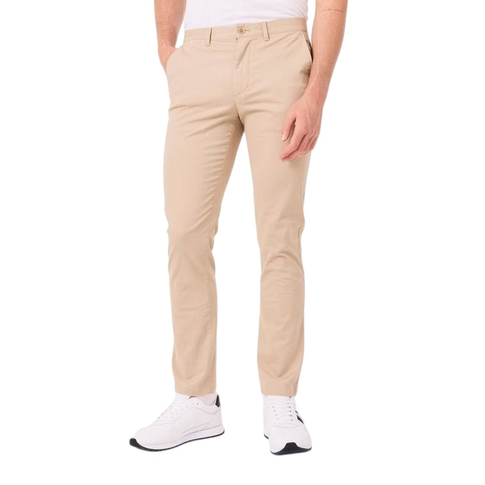 Khaki - Side - Tommy Hilfiger Mens Denton Chinos