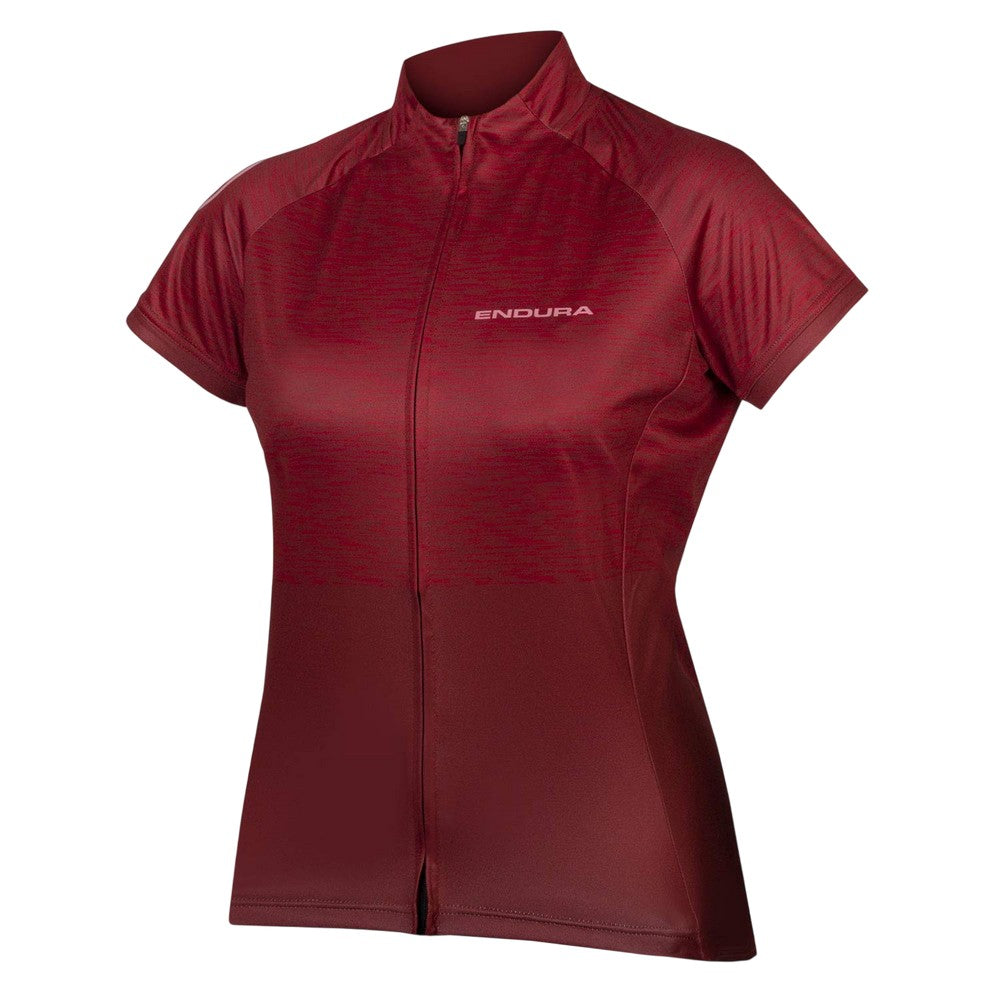 Cocoa - Front - Endura Womens-Ladies Hummvee Ray II Short-Sleeved Cycling Jersey