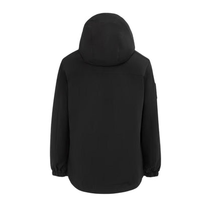 Black - Back - Gelert Womens-Ladies Windproof 3 in 1 Waterproof Jacket