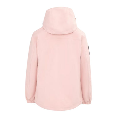 Pink - Back - Gelert Womens-Ladies Windproof 3 in 1 Waterproof Jacket