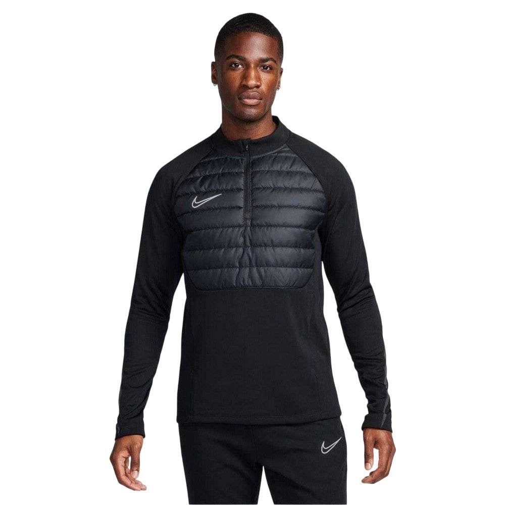 Black - Side - Nike Mens Academy Winter Warrior Track Jacket