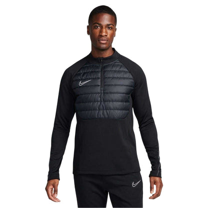 Black - Side - Nike Mens Academy Winter Warrior Track Jacket