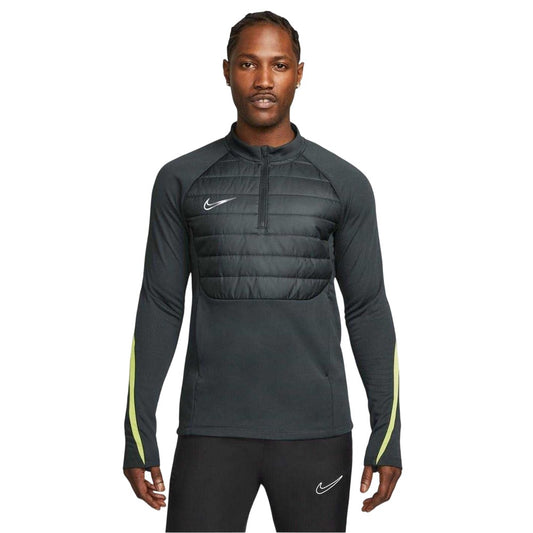 Seaweed-Lime - Front - Nike Mens Academy Winter Warrior Track Jacket