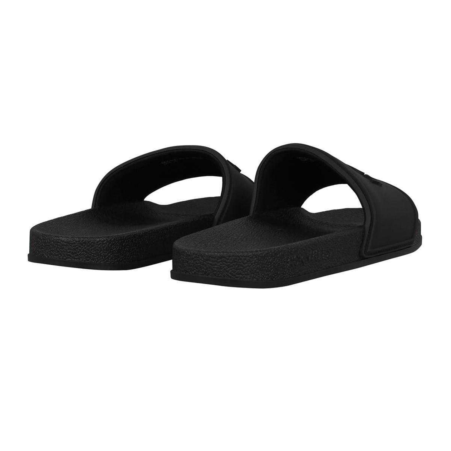 Black - Back - Jack Wills Mens Logo Sliders