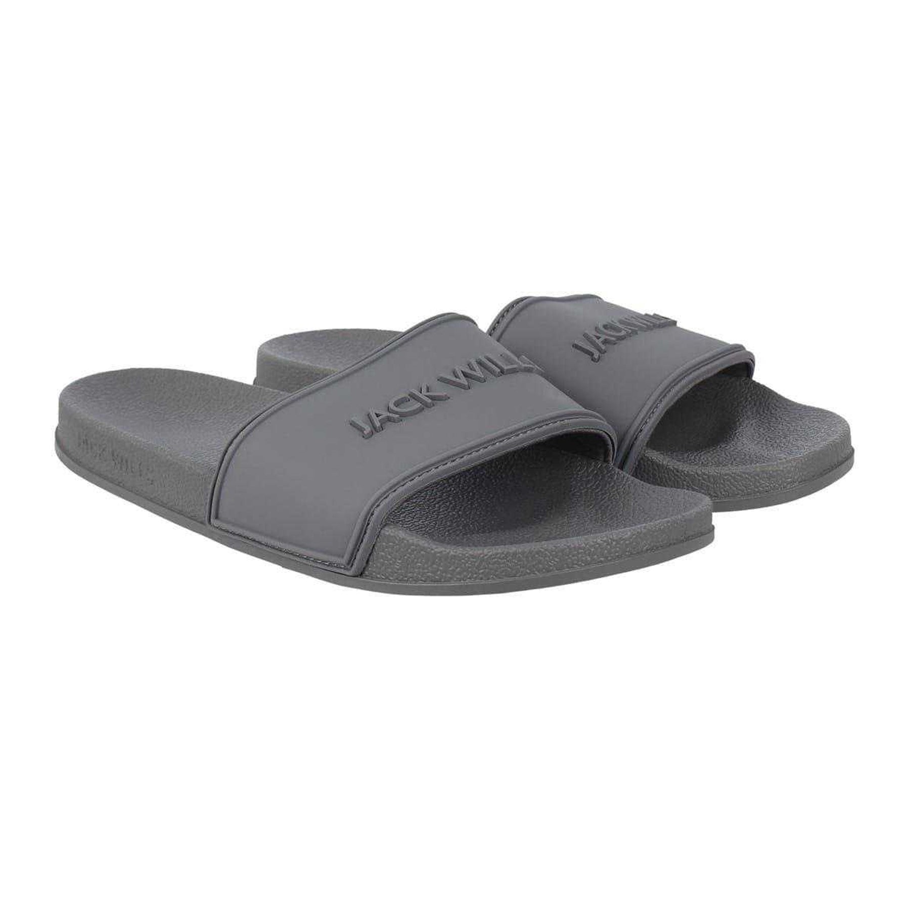 Slate - Pack Shot - Jack Wills Mens Logo Sliders