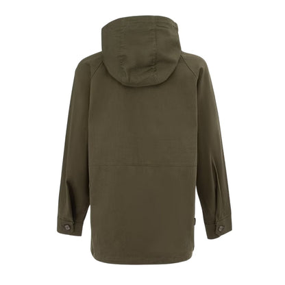 Khaki Green - Back - SoulCal Womens-Ladies Cotton Parka