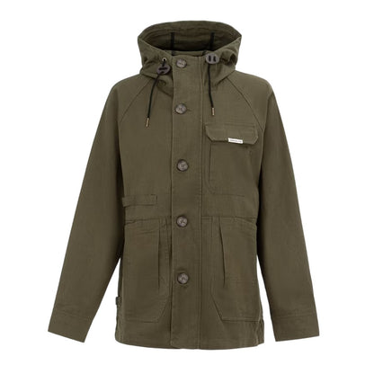 Khaki Green - Front - SoulCal Womens-Ladies Cotton Parka