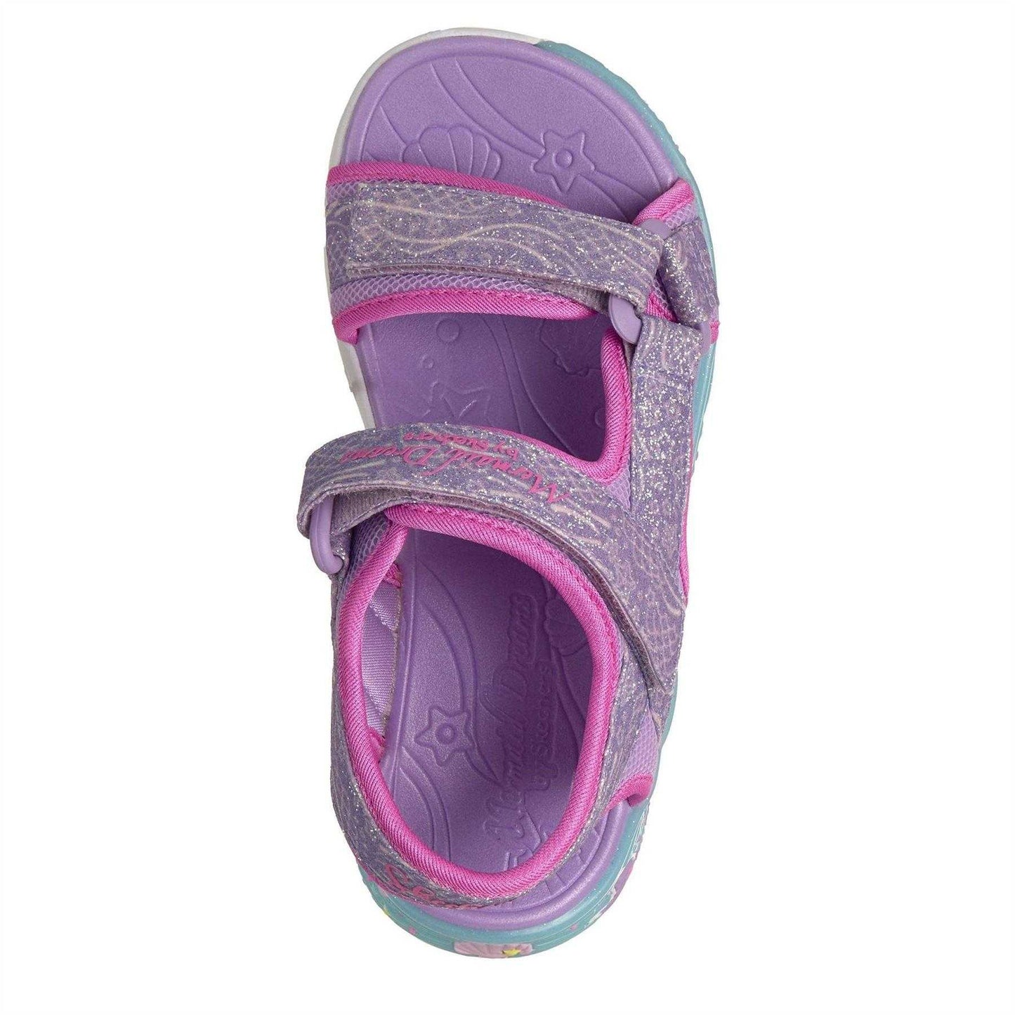 Lavender-Multicoloured - Lifestyle - Skechers Girls Flat Sandals