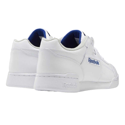 White - Back - Reebok Mens Workout Plus Leather Trainers