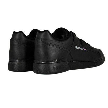Black - Back - Reebok Mens Workout Plus Leather Trainers