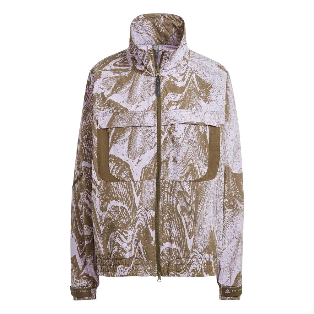 Purple - Front - Adidas Womens-Ladies Stella McCartney Marble Track Jacket