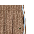 Beige - Side - Lacoste Mens Paris Monogram Jogging Bottoms