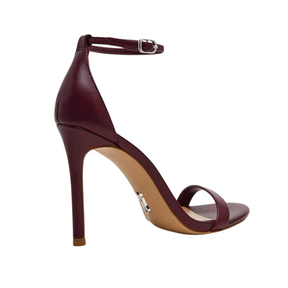 Dark Cherry - Lifestyle - Steve Madden Womens-Ladies Tecy Formal Stiletto Heel Sandals