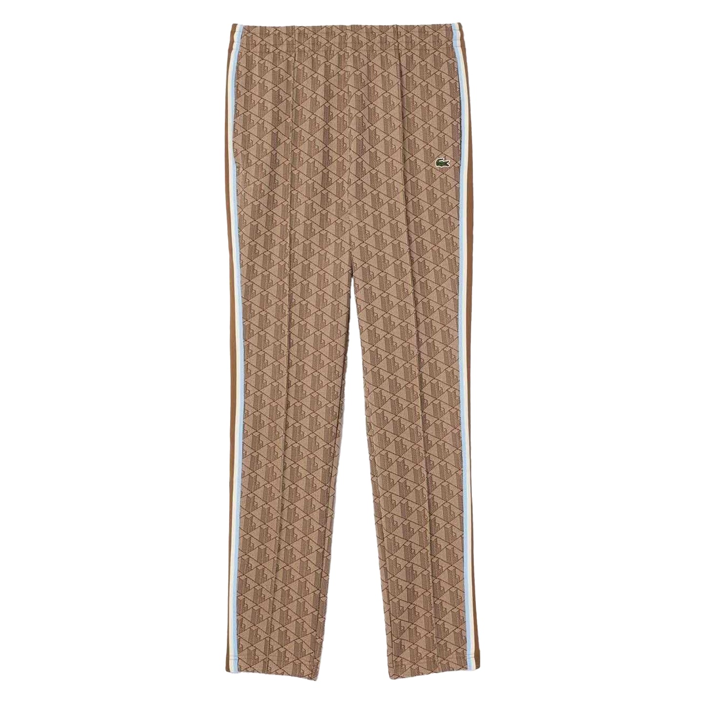 Beige - Front - Lacoste Mens Paris Monogram Jogging Bottoms