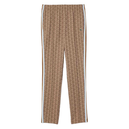 Beige - Front - Lacoste Mens Paris Monogram Jogging Bottoms