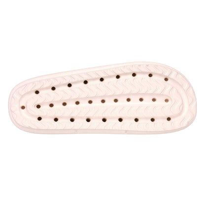 Off White - Back - Skechers Mens Casual Flat Slippers