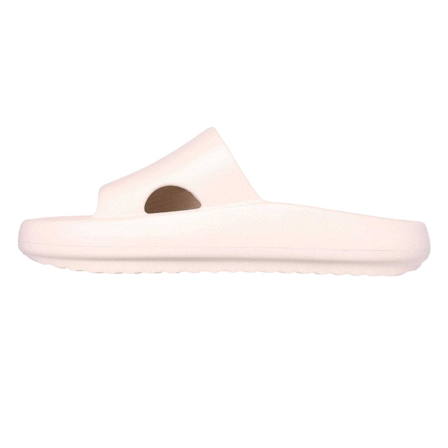 Off White - Side - Skechers Mens Casual Flat Slippers