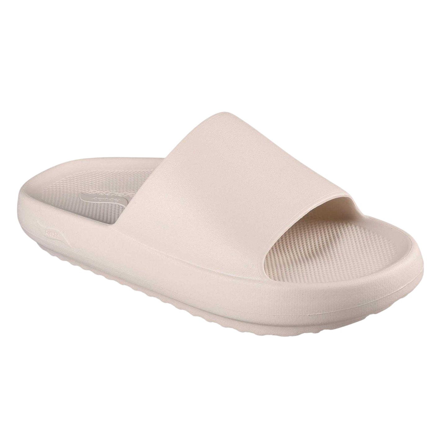 Off White - Pack Shot - Skechers Mens Casual Flat Slippers