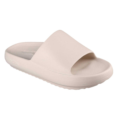 Off White - Pack Shot - Skechers Mens Casual Flat Slippers