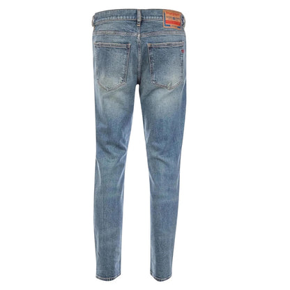 Blue - Back - Diesel Mens 2019 D-Strukt Denim Slim Jeans