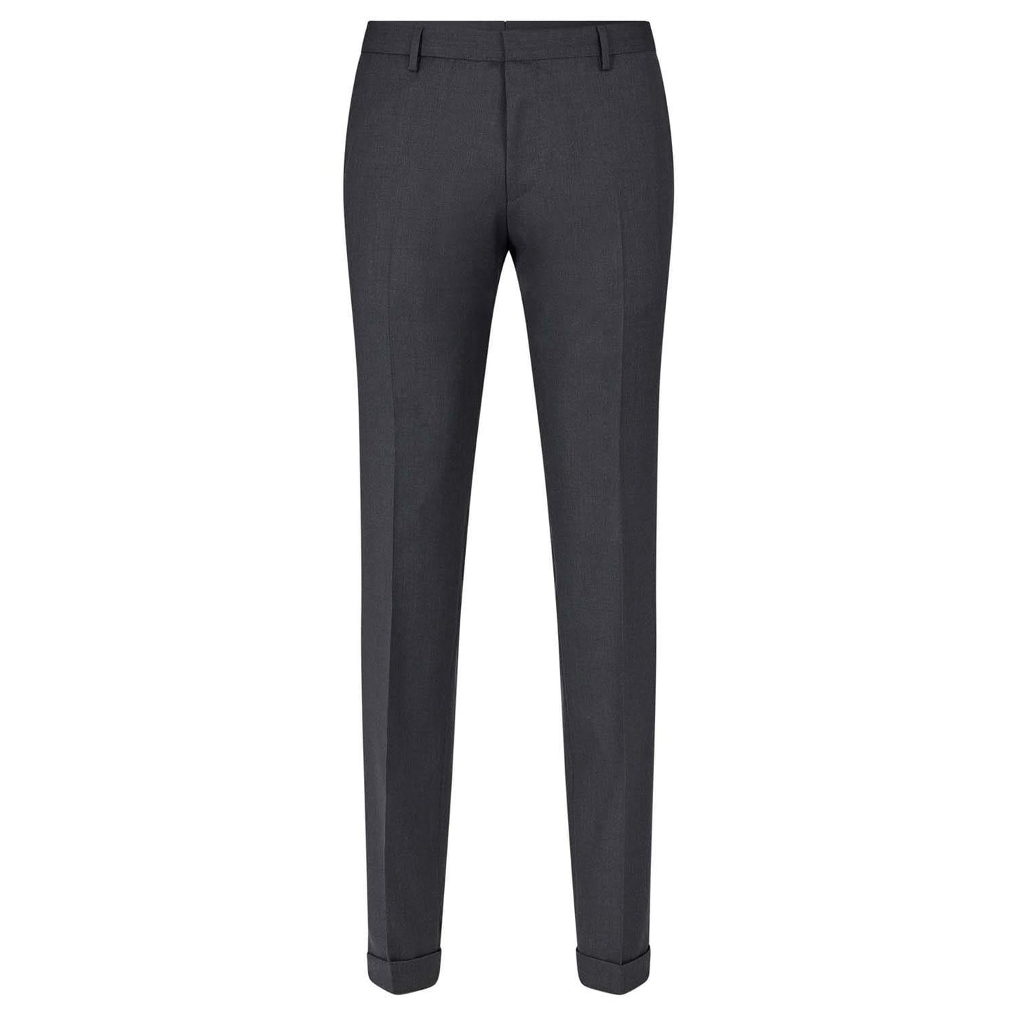 Grey - Front - Boss Mens Wave Cyl Trousers