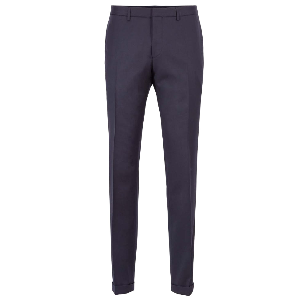Dark Blue - Front - Boss Mens Wave Cyl Trousers
