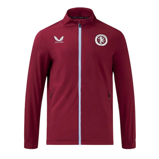 Rhodondendron - Front - Castore Mens Aston Villa FC Lightweight Jacket