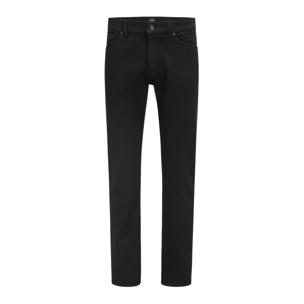 Black - Front - Boss Mens Maine Denim Regular Jeans