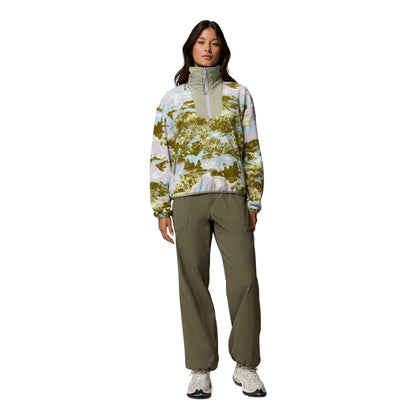 Citron Tint - Side - Columbia Womens-Ladies Sequoia Half Zip Fleece