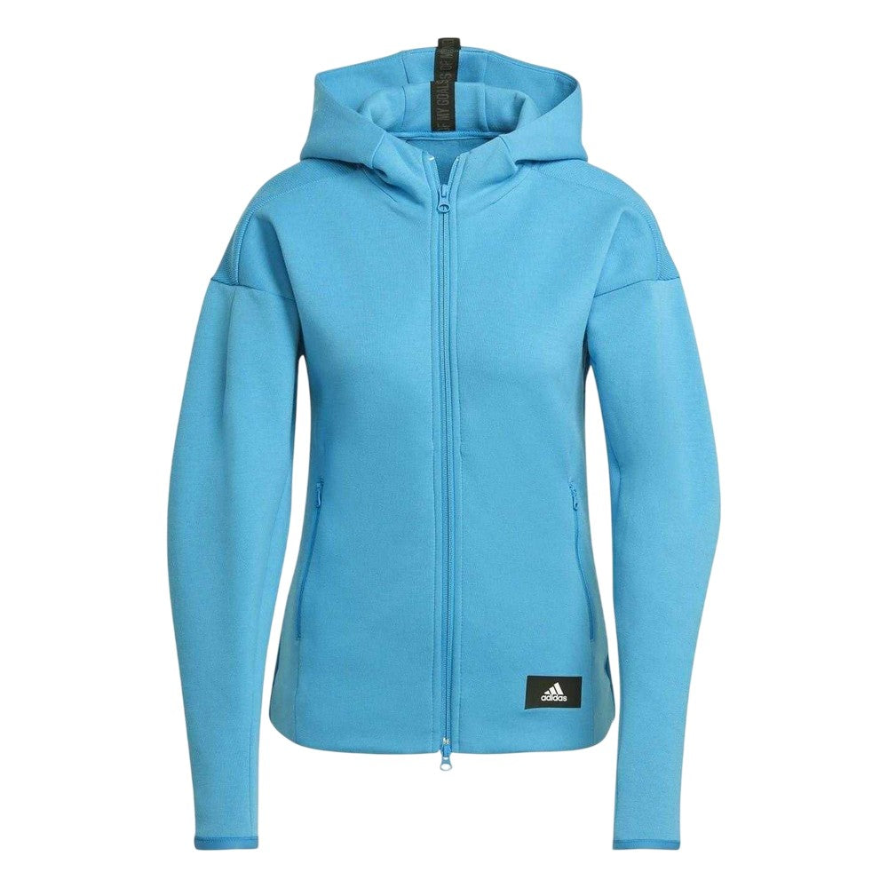 Blue - Front - Adidas Womens-Ladies Mission Victory Regular Track Jacket