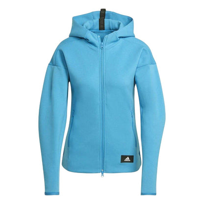 Blue - Front - Adidas Womens-Ladies Mission Victory Regular Track Jacket
