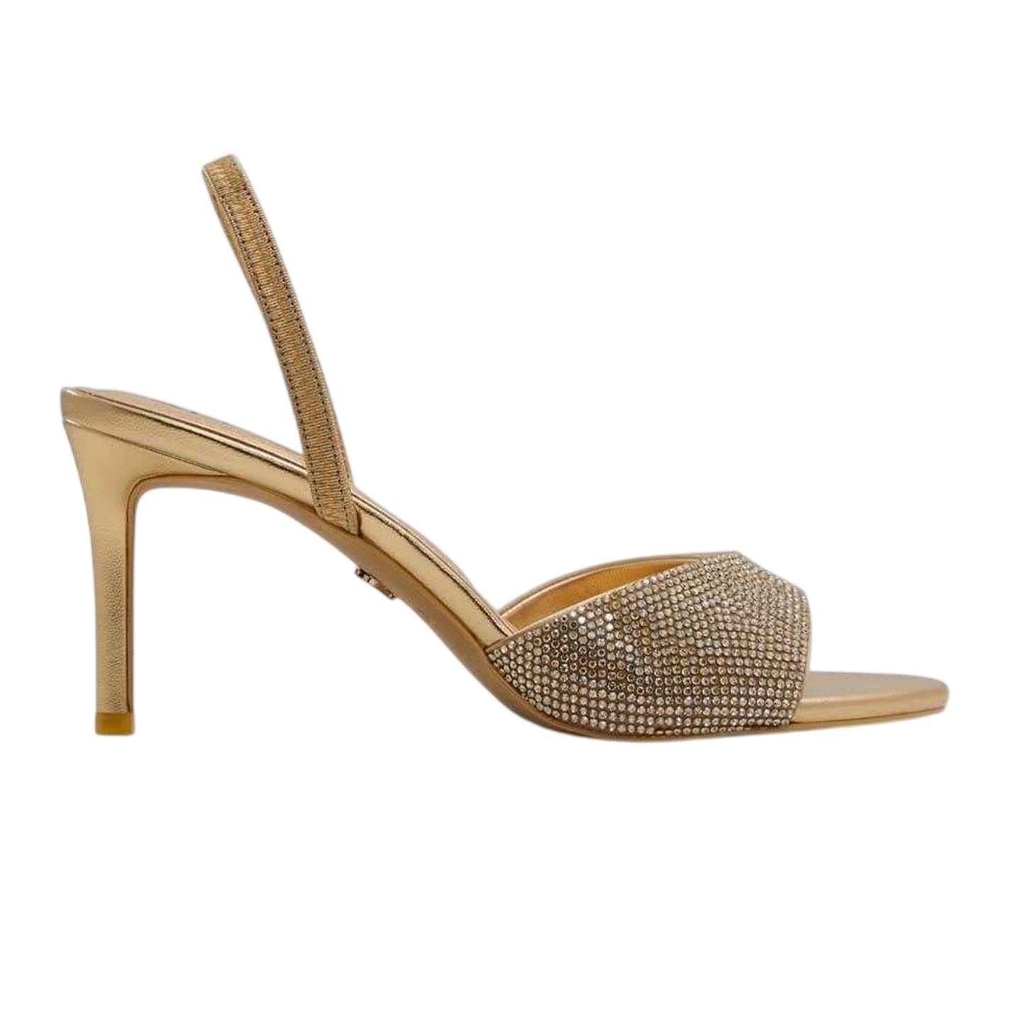 Gold - Front - Aldo Womens-Ladies Andyana Party Stiletto Heel Sandals