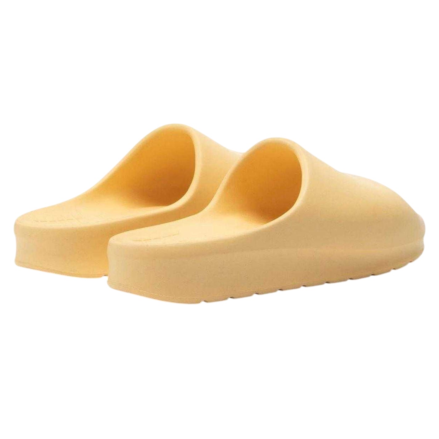 Yellow - Back - Lacoste Womens-Ladies Serve 2.0 Sliders