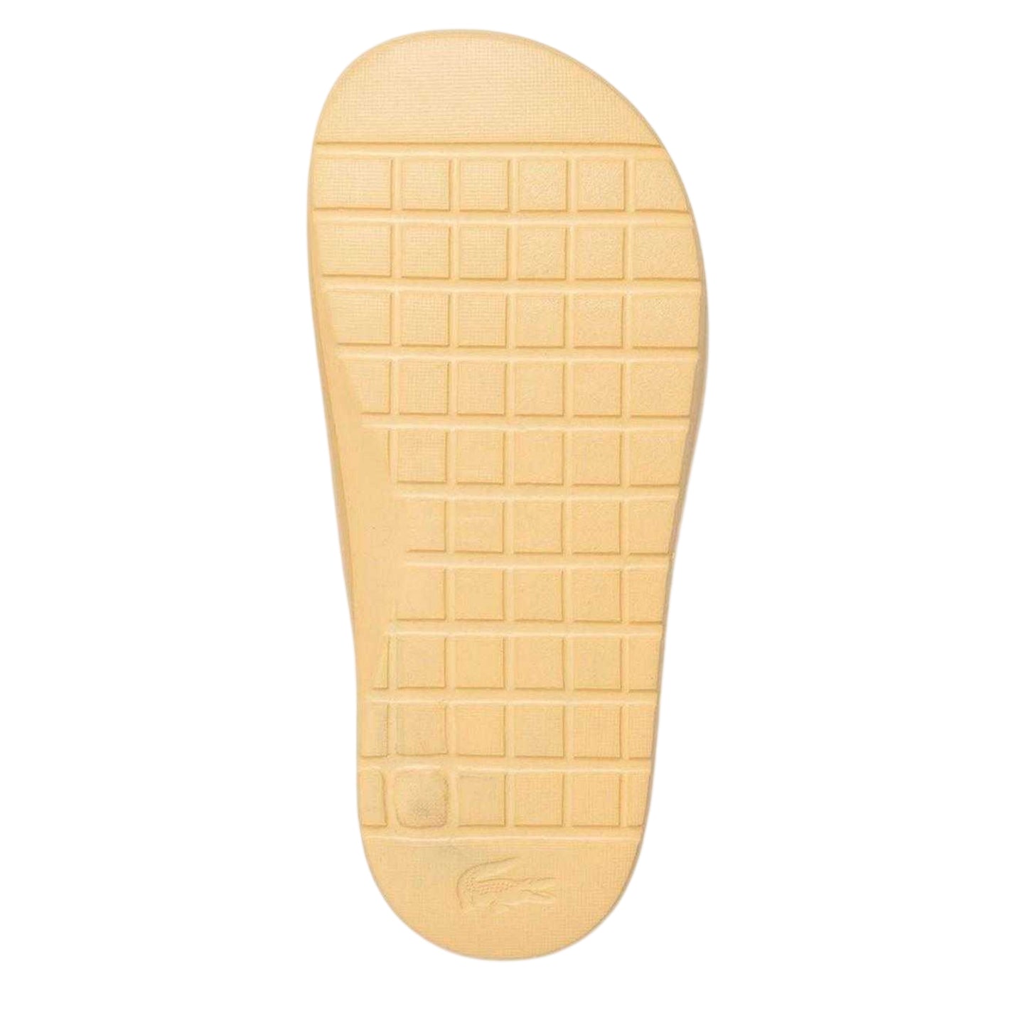 Yellow - Side - Lacoste Womens-Ladies Serve 2.0 Sliders