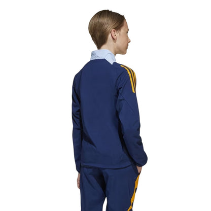 Team Navy Blue - Back - Adidas Childrens-Kids Tiro 24 Real Madrid CF Track Jacket