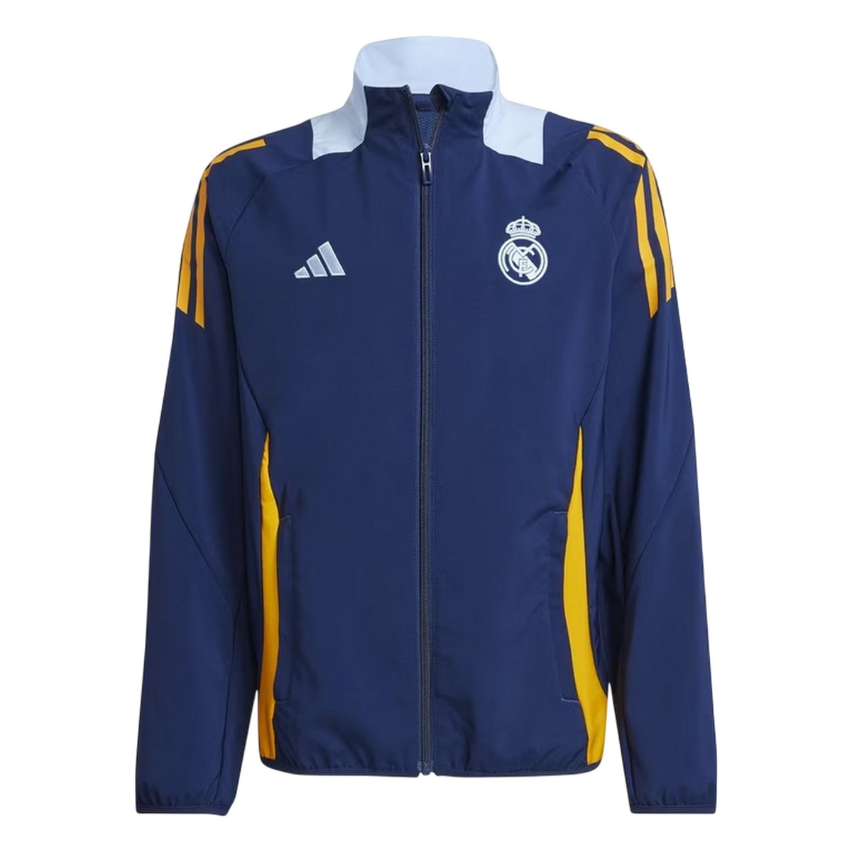 Team Navy Blue - Front - Adidas Childrens-Kids Tiro 24 Real Madrid CF Track Jacket