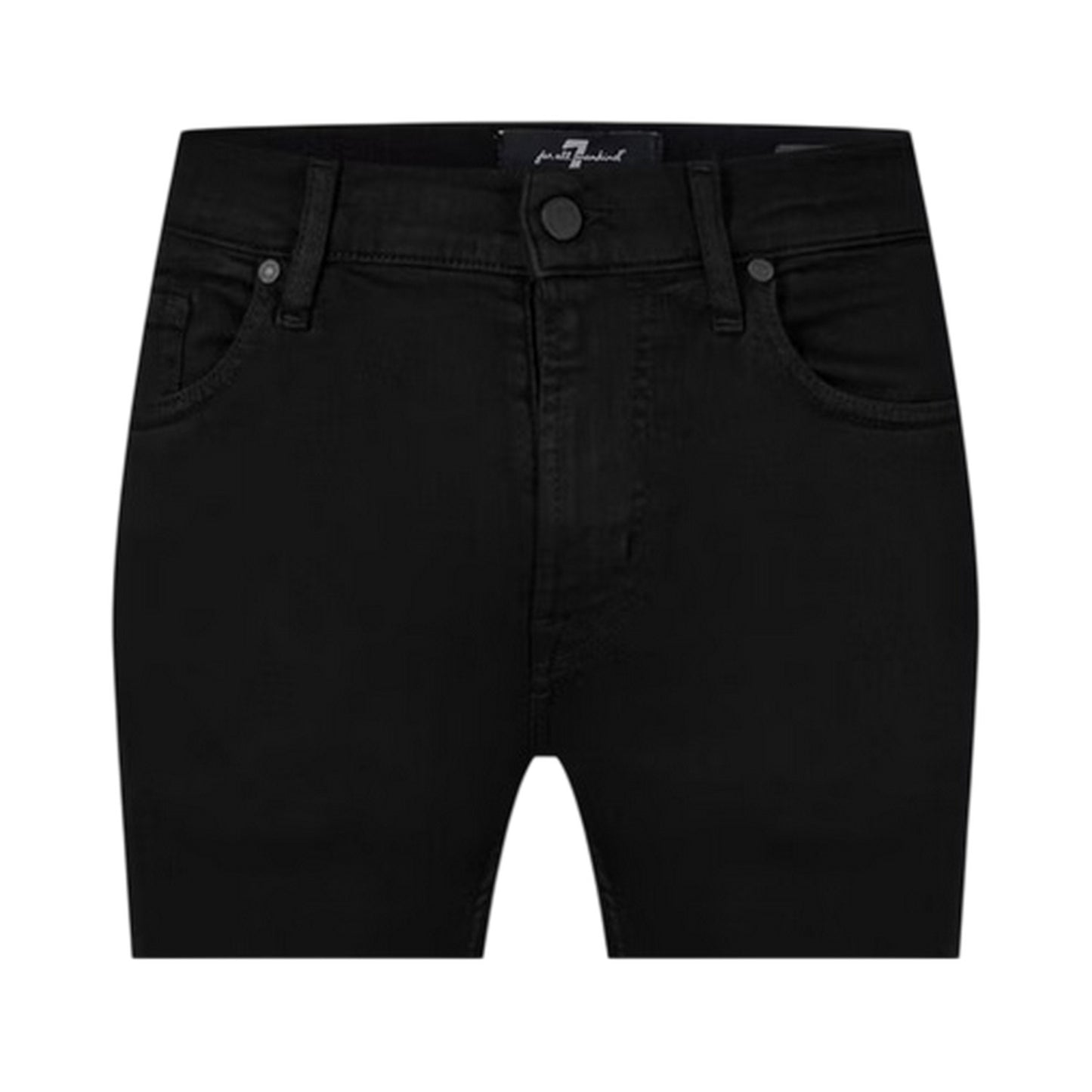 Black - Side - 7 For All Mankind Mens Paxtyn 5 Pockets Tapered Jeans